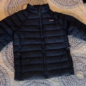 Patagonia Black Quilted Down Jacket